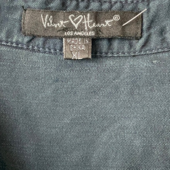 Velvet Heart Los Angeles Women’s Long Sleeve Button Up Size XL - Picture 4 of 8